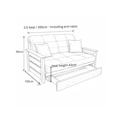 Aylesbury Sofa Bed | Contemporary Design | Small Spaces
