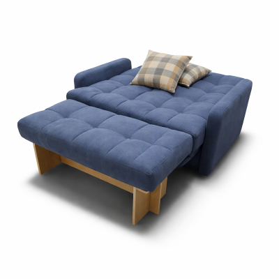 Sofa & Modular Footstool | Space Saving | Narrowboat Seating