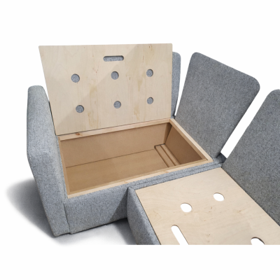 Newbury Corner Sofa Bed | Compact Corner Sofa with Storage | Sofabed Barn