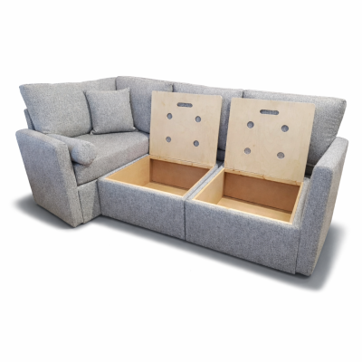 Newbury Corner Sofa Bed | Compact Corner Sofa with Storage | Sofabed Barn