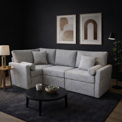 Newbury Corner Sofa Bed | Compact Corner Sofa with Storage | Sofabed Barn