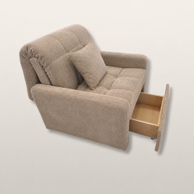 Edinburgh Chair Bed | Compact Single Chair Bed UK | Sofabed Barn