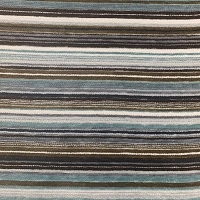 STRIPE - AQUA / BROWN